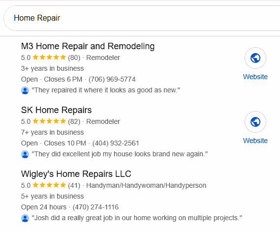 Local SEO Ranks Business Into Google Maps 3-Pack